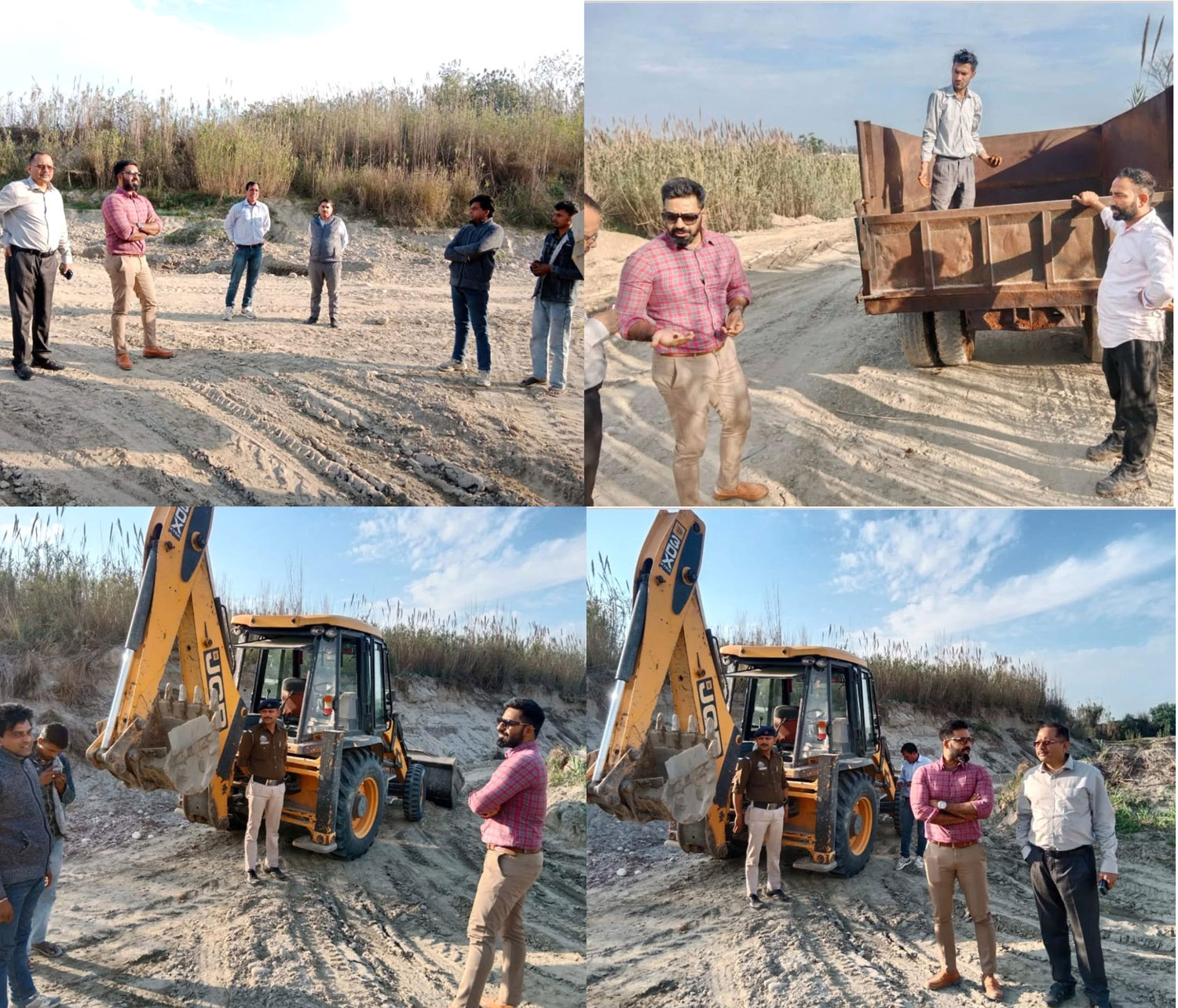 Administration's strictness against illegal mining, JCB seized for violating mining rules